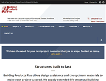 Tablet Screenshot of buildingproductsplus.com